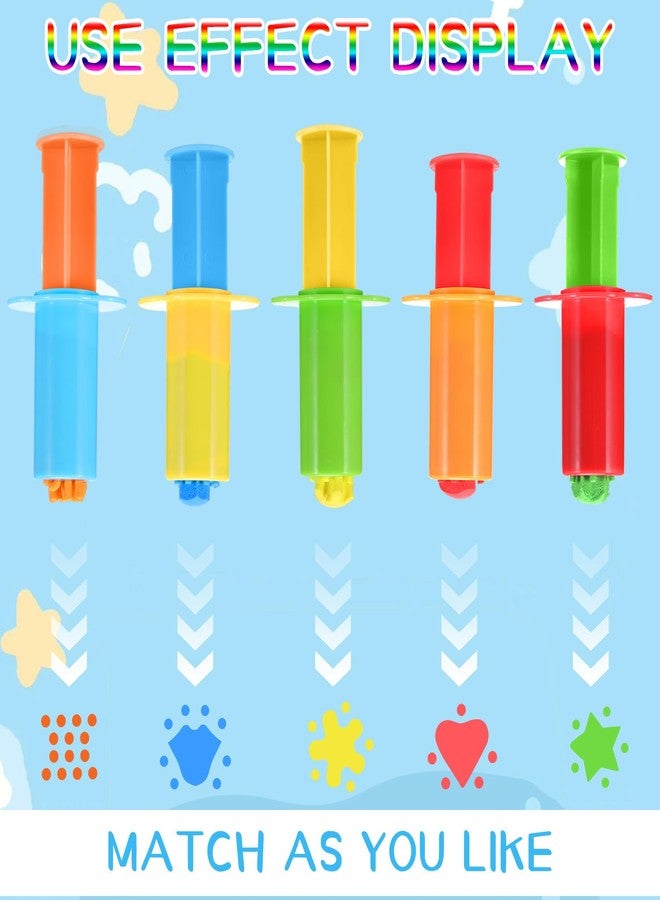 Arrowbash مجموعة أدوات تشكيل الصلصال من آروباش، 20 قطعة، 5 أنماط، تصاميم متنوعة، أدوات لعب، ملحقات لعجينة الصلصال، ألوان متنوعة - Image 3
